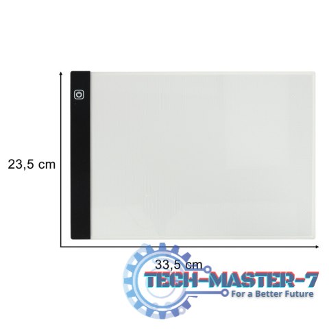 Deska kreślarska tablica tablet graficzny kalka do rysowania podświetlana LED A4 Deska kreślarska tablica tablet graficzny kalka do rysowania podświetlana LED A4