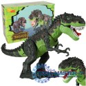 Dinozaur T-REX elektroniczny chodzi ryczy zielony