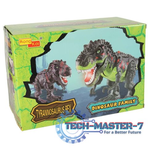 Dinozaur T-REX elektroniczny chodzi ryczy zielony Dinozaur T-REX elektroniczny chodzi ryczy zielony