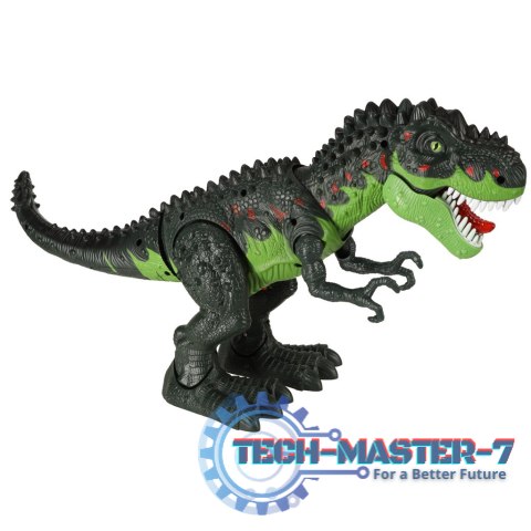 Dinozaur T-REX elektroniczny chodzi ryczy zielony Dinozaur T-REX elektroniczny chodzi ryczy zielony