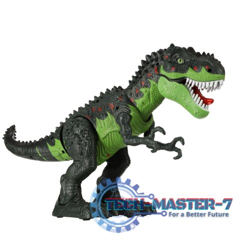 Dinozaur T-REX elektroniczny chodzi ryczy zielony Dinozaur T-REX elektroniczny chodzi ryczy zielony