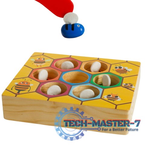 Gra edukacyjna plaster miodu pszczółki montessori Gra edukacyjna plaster miodu pszczółki montessori