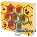 Gra edukacyjna plaster miodu pszczółki montessori