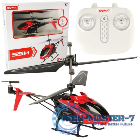 Helikopter zdalnie sterowany na pilota RC SYMA S5H 2.4GHz RTF czerwony