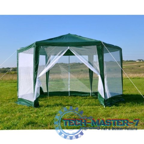 Namiot pawilon ogrodowy handlowy 2x2x2 m z moskitierą zielony MultiGarden MultiGarden Namiot pawilon ogrodowy handlowy 2x2x2 m z moskitierą zielony MultiGarden MultiGarden