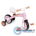 Rower rowerek biegowy z pedałami - treningowy kółka boczne 3W1 różowy ECOTOYS ECOTOYS