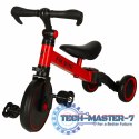 Rowerek Trike Fix Mini biegowy trójkołowy 3w1 z pedałami czerwony