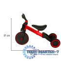 Rowerek Trike Fix Mini biegowy trójkołowy 3w1 z pedałami czerwony