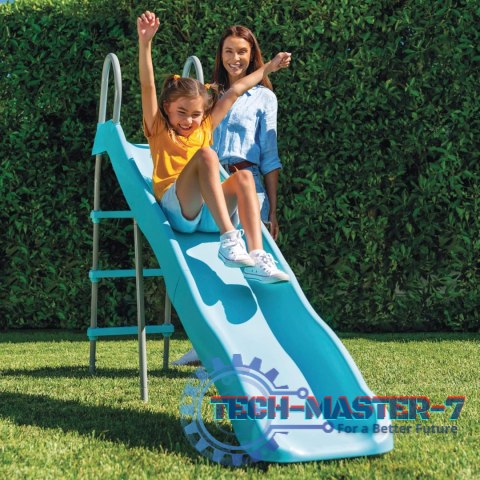Zjeżdżalnia dla dzieci ogrodowa ślizg 244 cm duża stal tworzywo - 44107 INTEX INTEX Zjeżdżalnia dla dzieci ogrodowa ślizg 244 cm duża stal tworzywo - 44107 INTEX INTEX