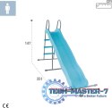 Zjeżdżalnia dla dzieci ogrodowa ślizg 244 cm duża stal tworzywo - 44107 INTEX INTEX