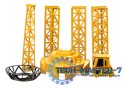 Dźwig Żuraw budowlany zdalnie sterowany RC z hakiem 4CH 128cm