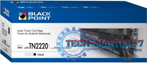 Kaseta z tonerem BLACK POINT LBPBTN2220 Zamiennik Brother TN-2220 LBPBTN2220 Kaseta z tonerem BLACK POINT LBPBTN2220 Zamiennik Brother TN-2220 LBPBTN2220