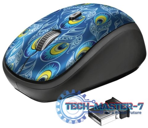 Mysz Bezprzewodowa TRUST Peacock Mysz Bezprzewodowa TRUST Peacock
