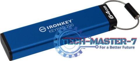 Pendrive KINGSTON IronKey Keypad 200 (64 GB /Niebieski ) Pendrive KINGSTON IronKey Keypad 200 (64 GB /Niebieski )