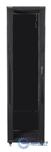 SZAFA INSTALACYJNA RACK STOJĄCA 19" 37U 800X800 CZARNA LANBERG (FLAT PACK)