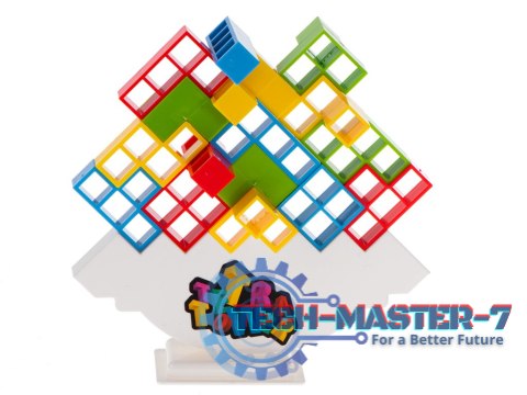 Gra zręcznościowa montessori gra logiczna układanka balansująca klocki tetris Gra zręcznościowa montessori gra logiczna układanka balansująca klocki tetris