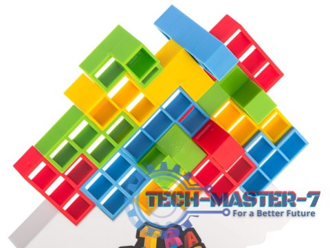 Gra zręcznościowa montessori gra logiczna układanka balansująca klocki tetris Gra zręcznościowa montessori gra logiczna układanka balansująca klocki tetris