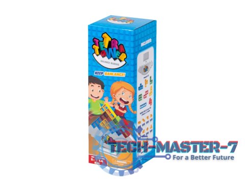 Gra zręcznościowa montessori gra logiczna układanka balansująca klocki tetris Gra zręcznościowa montessori gra logiczna układanka balansująca klocki tetris