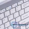 Klawiatura bezprzewodowa bluetooth Smart TV srebrna