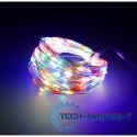 Lampki LED druciki dekoracyjne świąteczne choinkowe 5m 50LED multikolor