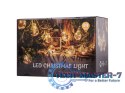 Lampki LED łańcuch na baterie kurtyna lampki choinkowe świąteczne kule z dekoracją 3m 50LED ciepły