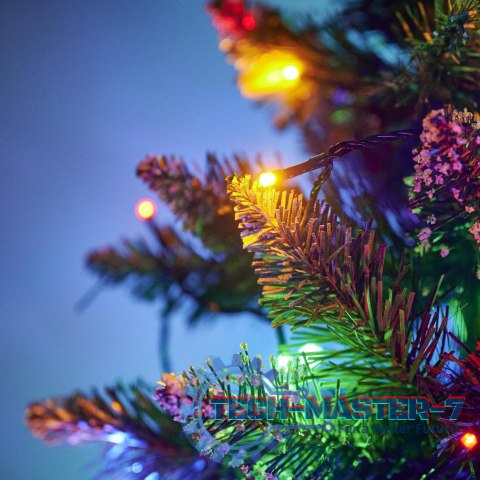 Lampki LED łańcuch świetlny świąteczne choinkowe 10m 100LED multikolor 8 trybów świecenia Lampki LED łańcuch świetlny świąteczne choinkowe 10m 100LED multikolor 8 trybów świecenia