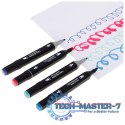 Markery dwustronne mazaki alkoholowe w etui 48 + podstawka