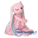 Maskotka pluszowa królik różowy 52cm