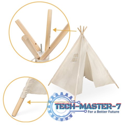Namiot domek indiański dla dzieci tipi 135cm Namiot domek indiański dla dzieci tipi 135cm