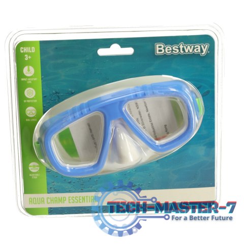 Okulary do pływania maska BESTWAY 22011 niebieskie Okulary do pływania maska BESTWAY 22011 niebieskie