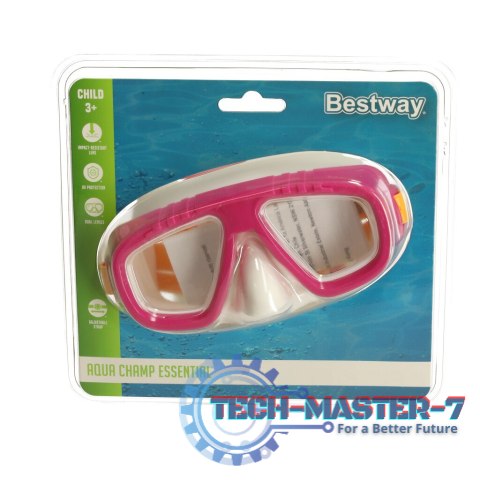 Okulary do pływania maska BESTWAY 22011 różowe Okulary do pływania maska BESTWAY 22011 różowe