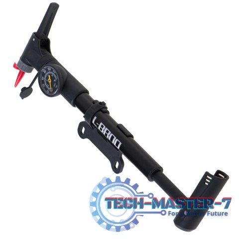 Pompka do roweru z manometrem RALLEX rowerowa ręczna do piłki materaca z uchwytem na rower Pompka do roweru z manometrem RALLEX rowerowa ręczna do piłki materaca z uchwytem na rower