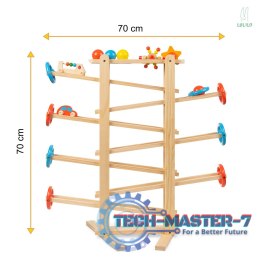 Tor kulkowy drewniany kulodrom LULILO IRI 70cm XXL