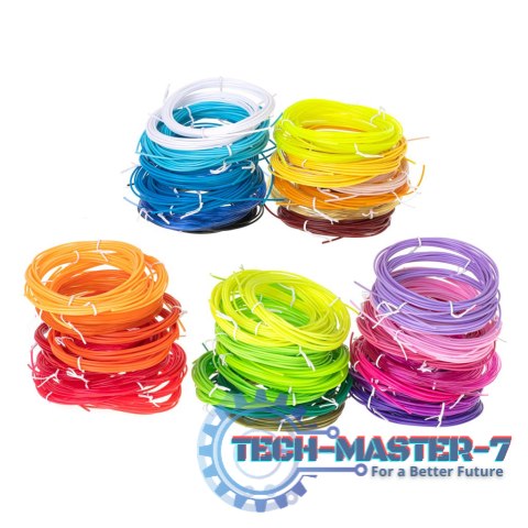 Wkłady do długopisu 3D filament 90szt x 3m zapas 270m Wkłady do długopisu 3D filament 90szt x 3m zapas 270m