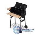 Duży grill ogrodowy z termometrem komin 3 półki koła MultiGarden MultiGarden