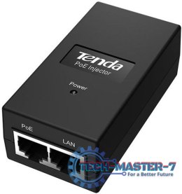 Gigabit PoE inicjator, 30W, 1xLAN PoE, 1xLAN