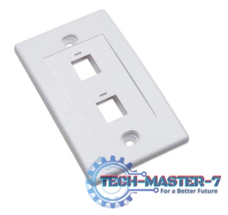 Panel przedni na 2 moduły Keystone, na puszkę natynkową Panel przedni na 2 moduły Keystone, na puszkę natynkową