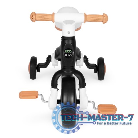 Rowerek biegowy z pedałami - treningowy kółka boczne 3w1 czarny ECOTOYS ECOTOYS Rowerek biegowy z pedałami - treningowy kółka boczne 3w1 czarny ECOTOYS ECOTOYS