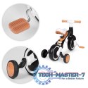 Rowerek biegowy z pedałami - treningowy kółka boczne 3w1 czarny ECOTOYS ECOTOYS