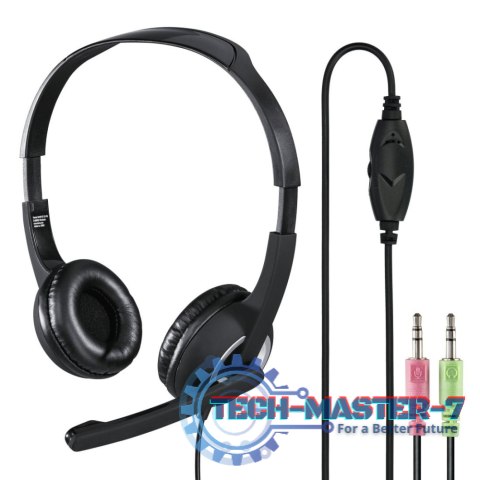 Słuchawki z mikrofonem HAMA HS-P150 Czarny Słuchawki z mikrofonem HAMA HS-P150 Czarny