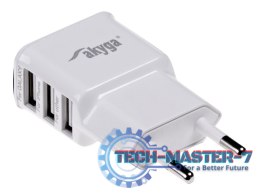 Zasilacz AKYGA AK-CH-05(3x USB typu A\3100mA\5V)