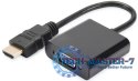Adapter DIGITUS HDMI + audio 3.5 mm - VGA VGA - audio 3.5 mm + HDMI DA-70461