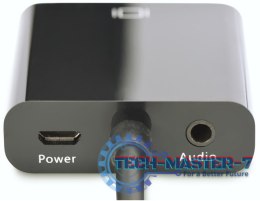 Adapter DIGITUS HDMI + audio 3.5 mm - VGA VGA - audio 3.5 mm + HDMI DA-70461