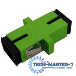 Adapter światłowodowy SC APC/SC APC, simplex, jedn omodowy OS2, ceramiczna ferrula, zielony