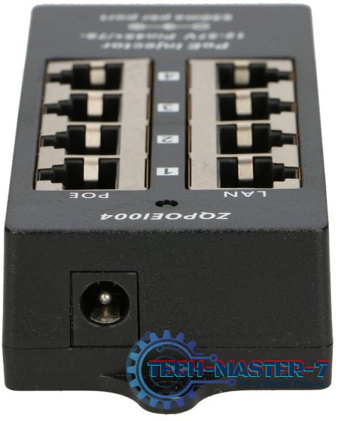 EXTRALINK POE INJECTOR 4 PORT IN BLACK CASE