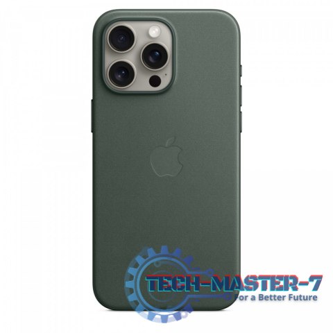 Etui z tkaniny FineWoven z MagSafe do iPhonea 15 Pro Max - wieczna zieleń