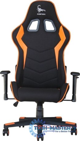 Fotel Scorpion Czarno-pomarańczowy GEMBIRD GC-SCORPION-04X