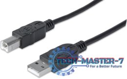 Kabel USB MANHATTAN USB 2.0 typ B (wtyk) 5