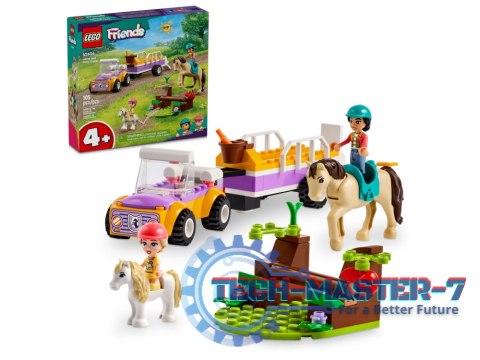 LEGO 42634 Friends - Przyczepka dla konia i kucyka LEGO 42634 Friends - Przyczepka dla konia i kucyka