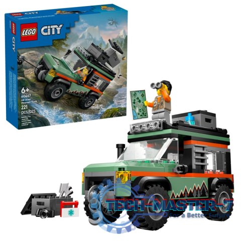 LEGO 60447 CITY - Górska ciężarówka terenowa 4x4 LEGO 60447 CITY - Górska ciężarówka terenowa 4x4
